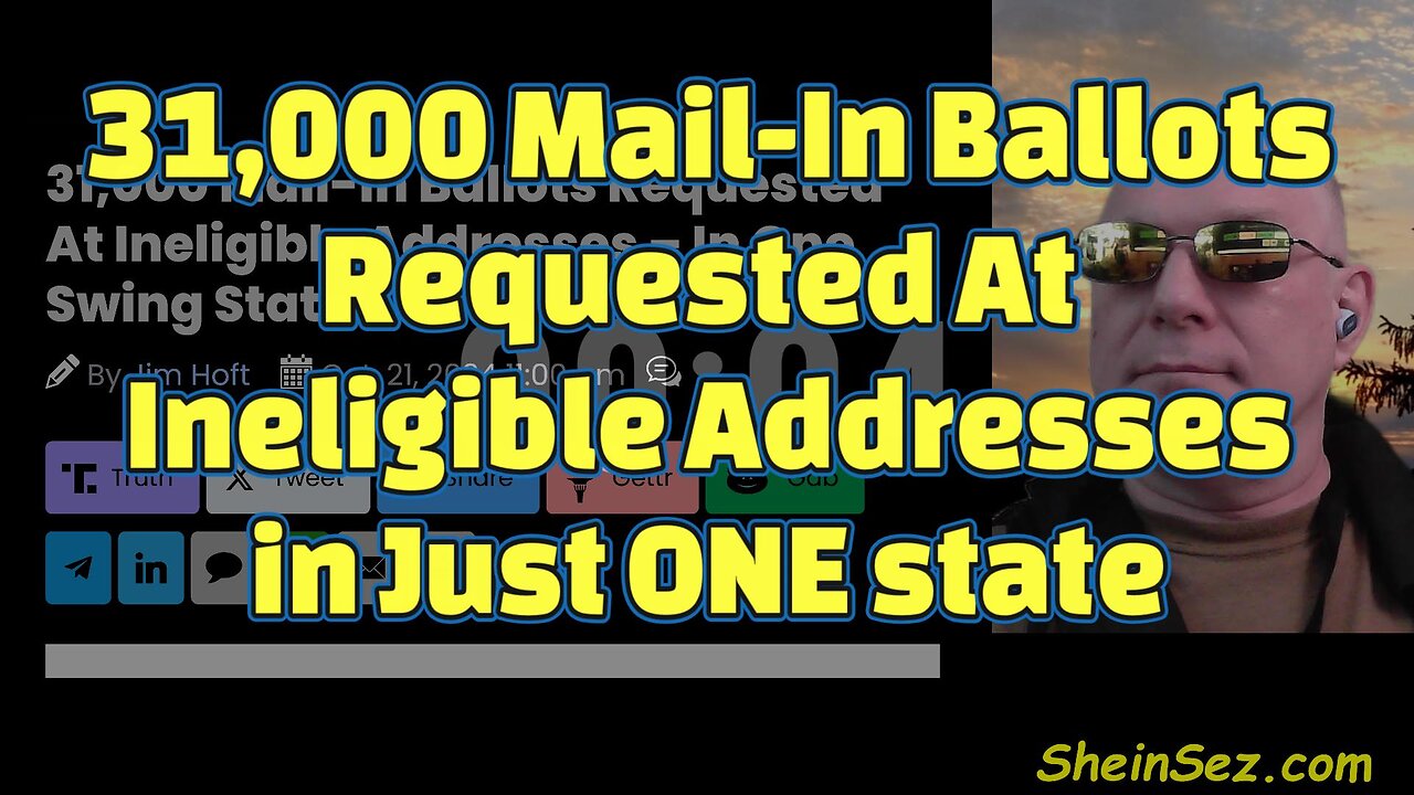 31,000 Mail-In Ballots Requested At Ineligible Addresses in Just ONE state-688