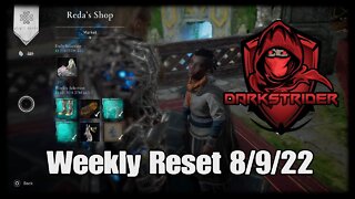 Assassin's Creed Valhalla- Weekly Reset 8/9/22