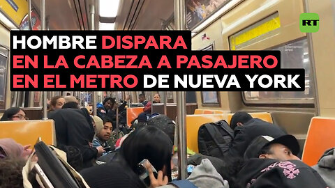 Hombre recibe un disparo en la cabeza en un vagón del metro de Nueva York