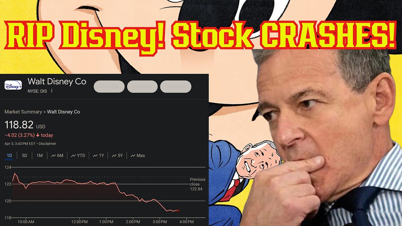 RIP Disney! Stock PLUMMETS After Shareholders Vote To Keep Current Board Of Directors! Bob Iger