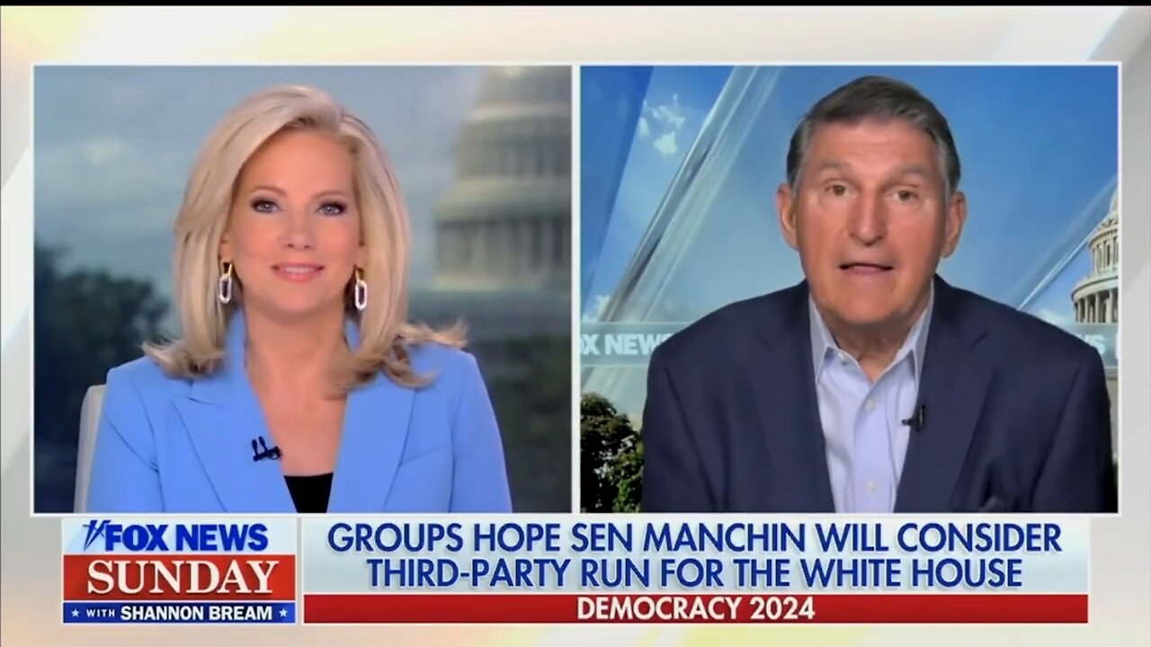 Sen Joe Manchin Won't Rule Out Running For President