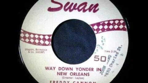 Freddy Cannon – Way Down Yonder In New Orleans