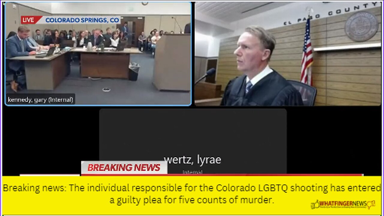 Breaking news: The individual responsible for the Colorado LGBTQ shooting has entered a guilty plea