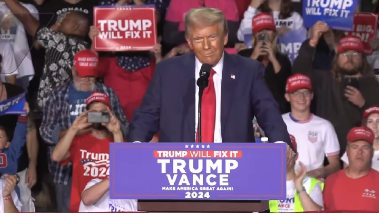 LIVE ~ President Donald Trump Speaks at a Rally in Grand Rapids, Michigan ~ November 4 2024