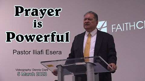 Prayer is powerful