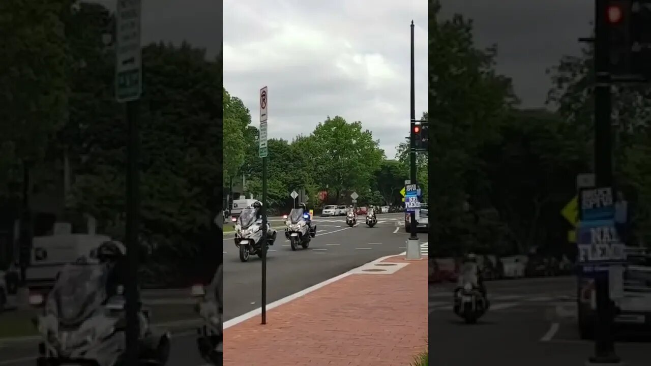 5/12/22 Nancy Drew in DC-Video 2-Tons of Police Motorcycles Coming in Town for Friday Memorial