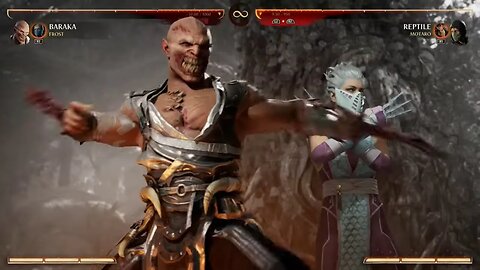 Mortal Kombat 1 2023 Baraka & Frost Kameo Fatal Blow