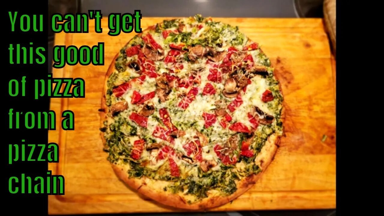 What's Cooking with The Bear? White Spinach Pizza #bestpizza #homemadepizza