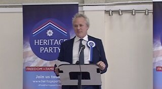 Richard Braine - Activism - Heritage Party Conference 2022