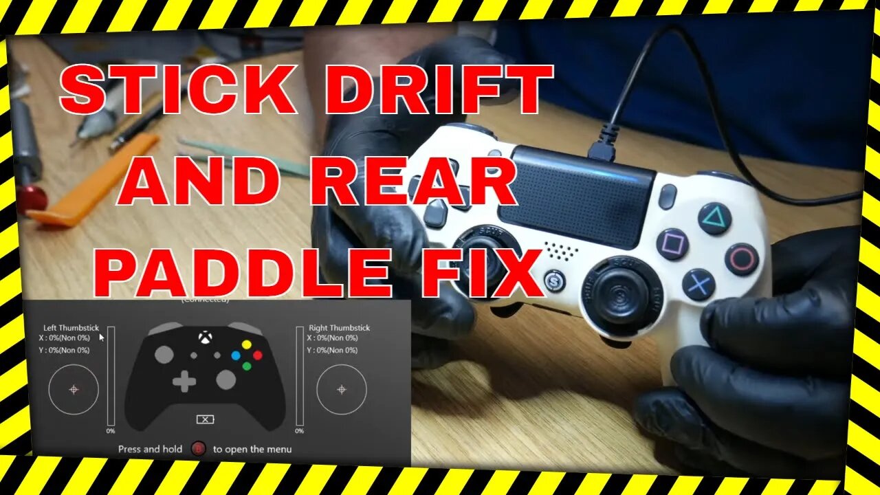 PS4 SCUF PRO CONTROLLER STICK DRIFT AND REAR PADDLE FIX