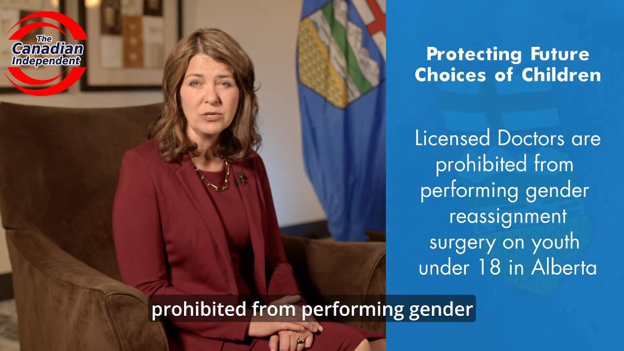 WATCH: Alberta Premier Smith proposes legislation bans on gender surgeries for minors and more