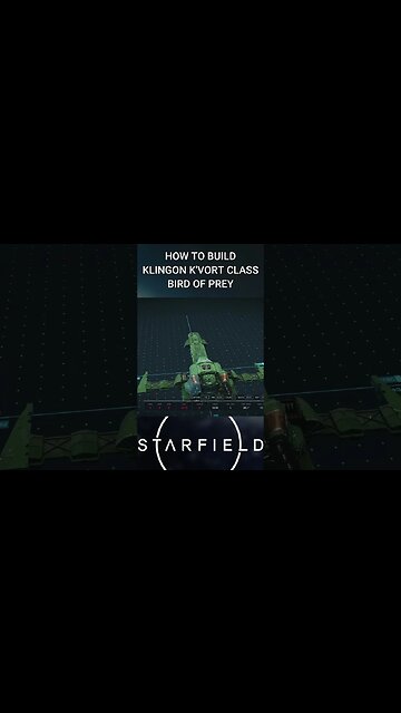 Build A Klingon Bird of Prey in Starfield