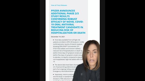 Pfizer’s new drug “paxlovid” vs. Ivermectin