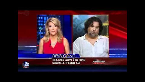 MEGYN KELLY VICTOR HUGO VACA FOX NEWS INTERVIEW - FAMOUS WHAT IS ART DEBATE