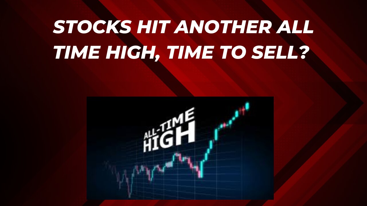 Stocks hit another all time high + earnings news