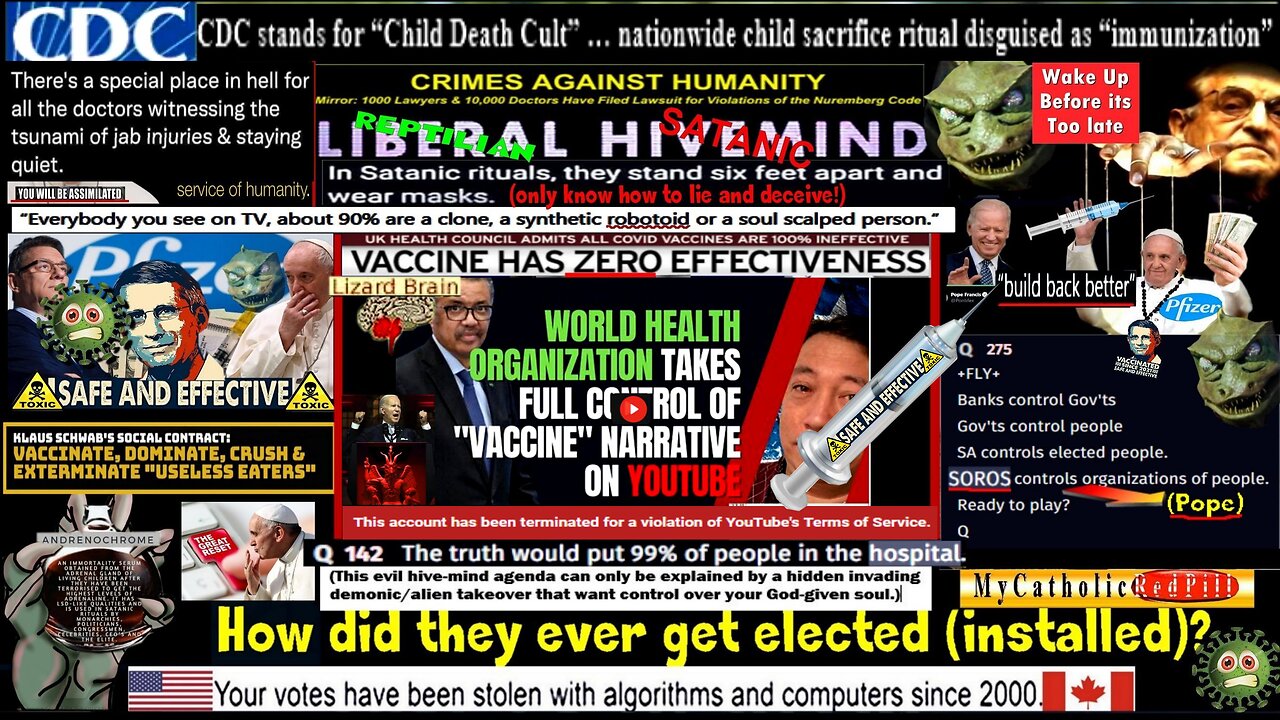 World Health Organization Takes Full Control of "Vaccine" Narrative on YouTube