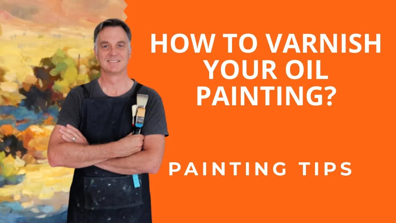 How To VARNISH Oil Paintings ✅🎨(My Trusted Way)