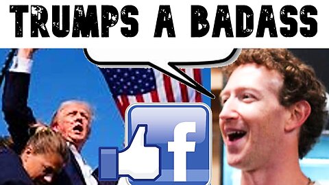 Mark Zuckerberg calls Donald Trump a BADASS during interview after the Assassination attempt.