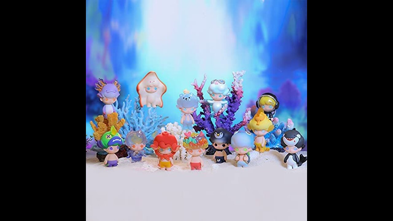 POP MART Dimoo Aquarium Series Blind Box 3 PC Cute Kawaii Mini Toy