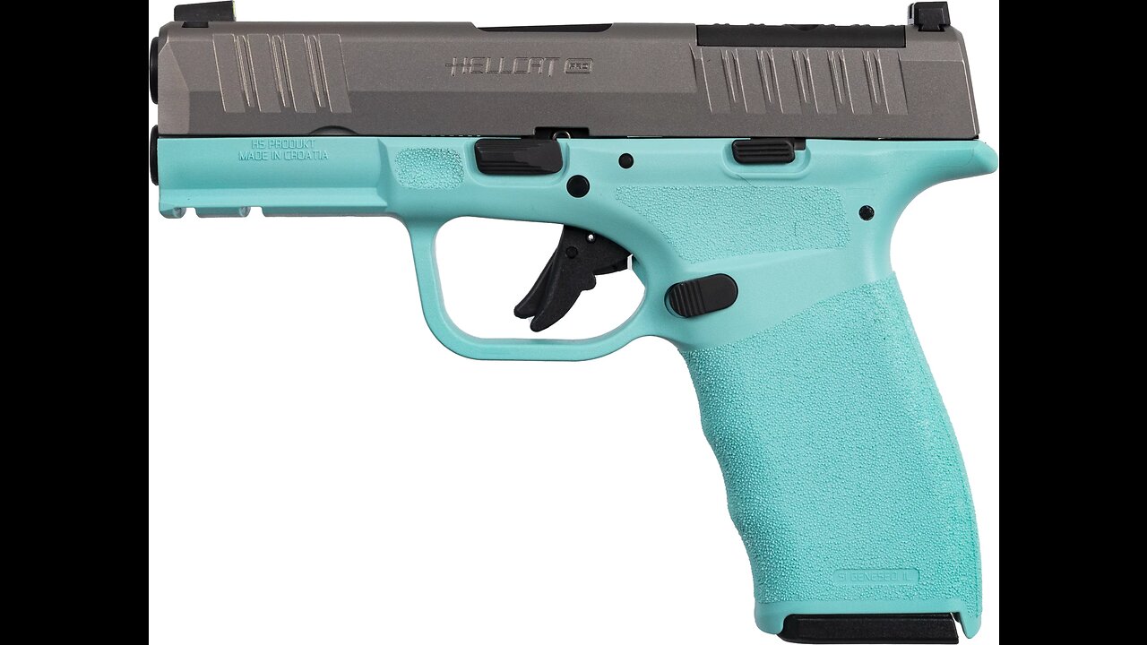 SPRINGFIELD ARMORY HELLCAT OSP PRO ROBINS EGG 9MM 3.7'' 15-RD SEMI-AUTO PISTOL PACKAGE