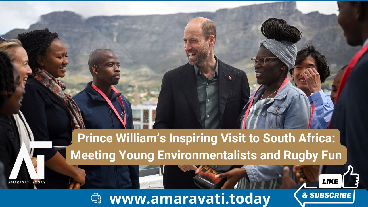 Prince William’s Inspiring Visit to South Africa Meeting Young Environmentalists and Rugby Fun