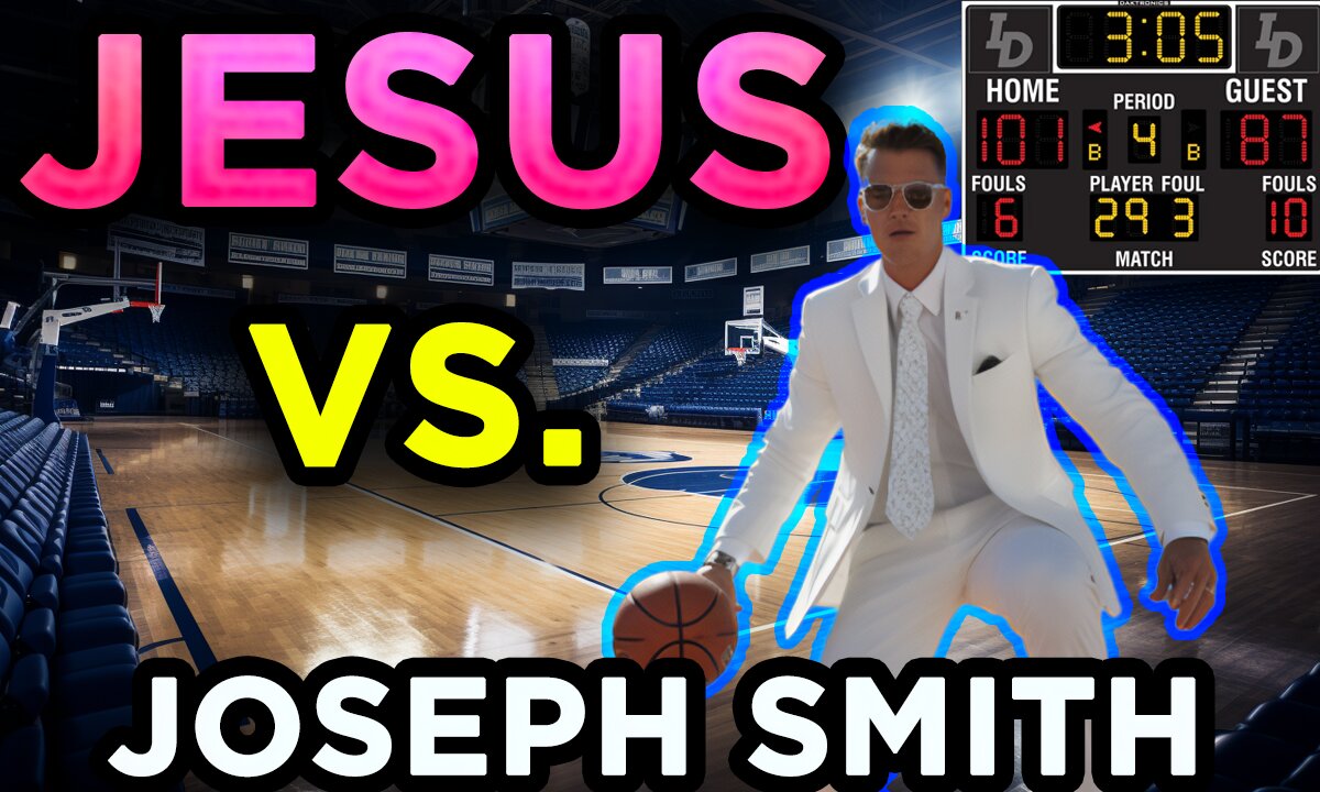 PLAYING BASKETBALL & Evangelizing To MORMON MISSIONARIES - Joseph Smith vs. Jesus Christ