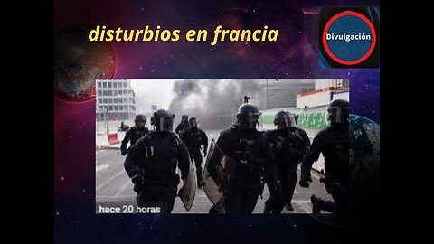 disturbios fuertes en Francia