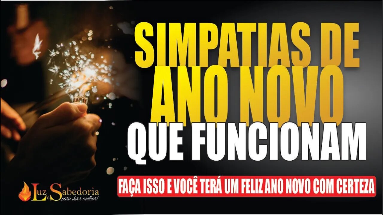 Ano Novo: simpatias de ano novo que funcionam