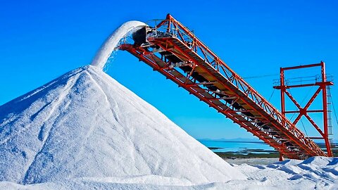 How Salt Is Made From Seawater | Largest Salt Production Factory In the World