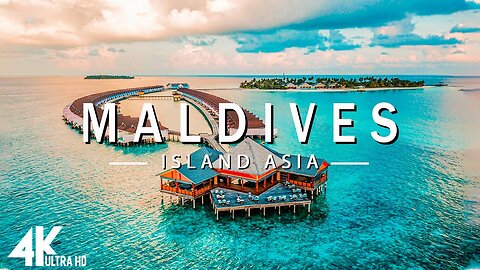 Maldives Cinematic Travel Video Flying Over Maldives Drone Footage