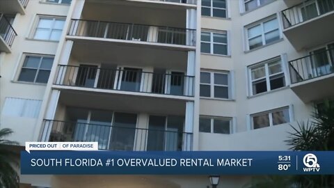 Study: South Florida No. 1 overvalued rental market