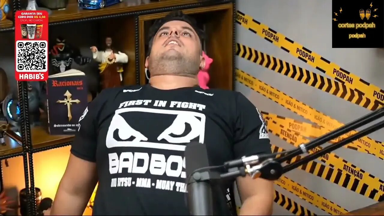 a cada arroto o cara desliga kkkkkkkkkkkkk