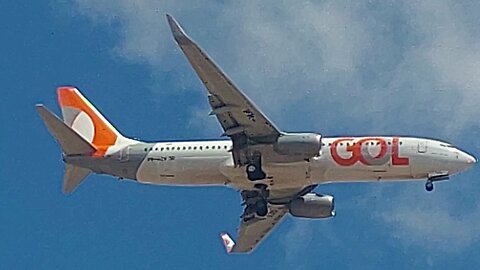 Boeing 737-800 PR-GZS coming from Rio de Janeiro to Fortaleza
