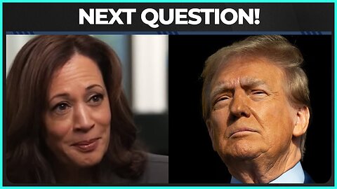 Vice President Harris Shows BRILLIANT Restraint In Interview Question About Trump