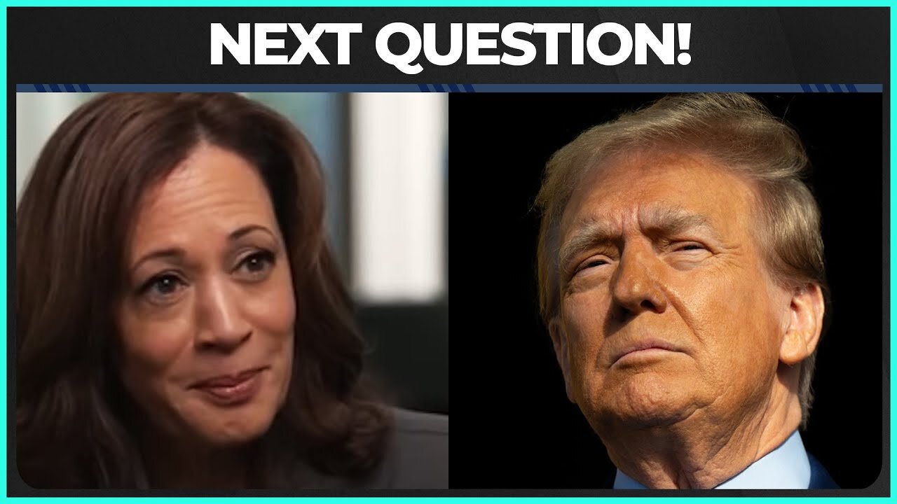 Vice President Harris Shows BRILLIANT Restraint In Interview Question About Trump