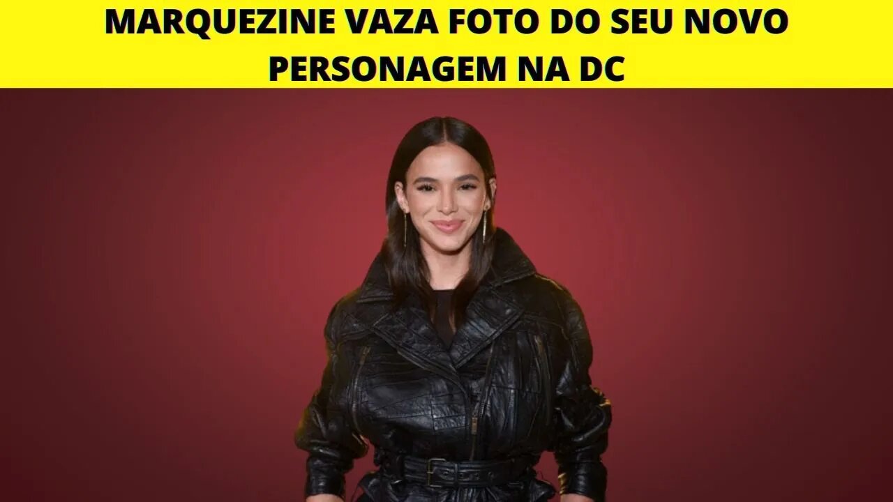 Bruna marquezine deixa escapar foto em suas redes sociais de seu novo personagem na Dc Besouro Azul