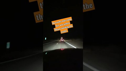 Trucker Avoids Scales