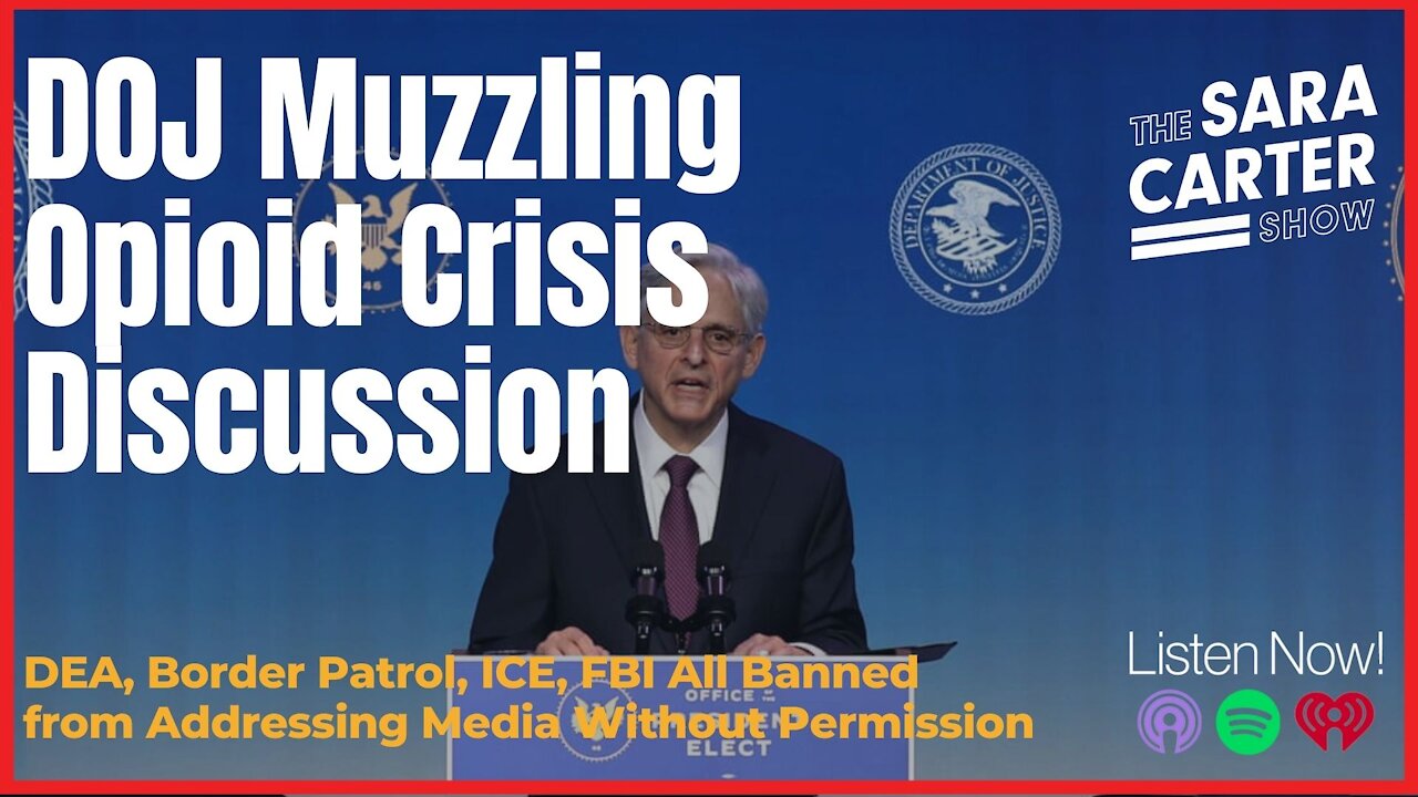 DOJ Muzzling Opioid Crisis Discussion