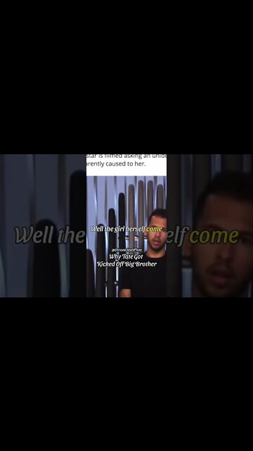 Why Tate Got Kicked Off Big Brother