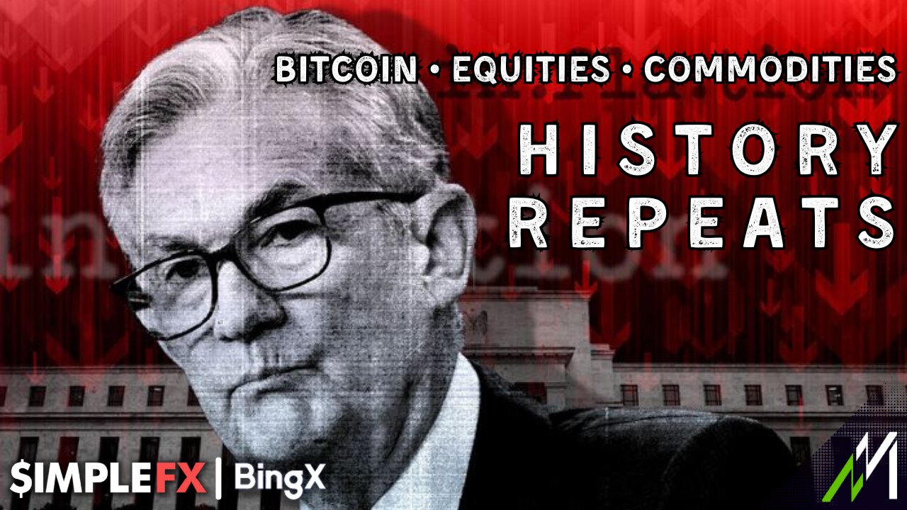 BITCOIN + EQUITIES + COMMODITIES - MARKET HISTORY REPEATS