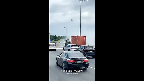 Truck Fire In Toronto