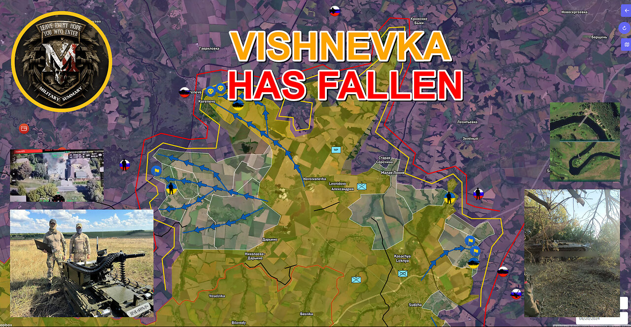 The Ukrainians Entered Korenevo ⚔️ Martynovka And Vishnevka Have Fallen💥 Military Summary 2024.08.20