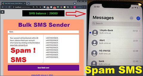 Sms sender 100% to inbox (send sms from custom sender ID)