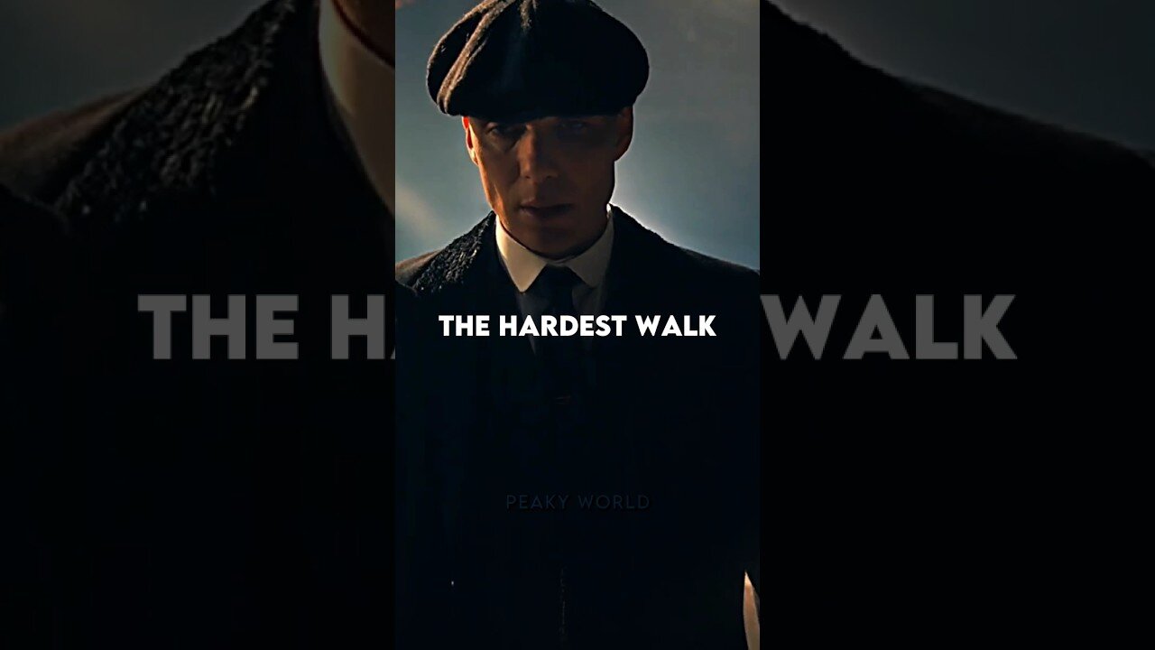 THE HARDEST WALK IS WALKING ALONE BUT ~ THOMAS SHELBY || QUOTES #shorts #quotes #peakyblinders