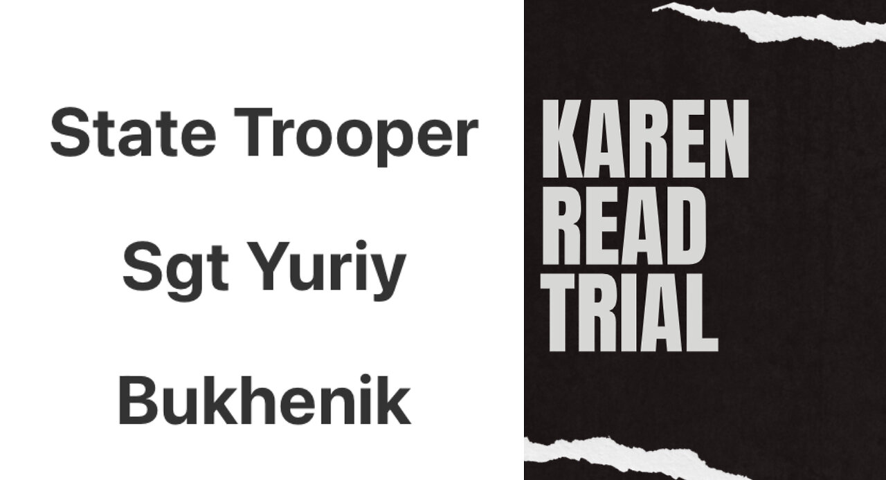 Killer Karen Read: Sgt Yuriy Bukhenik Describes His Arrival Inside The Read House In Dighton