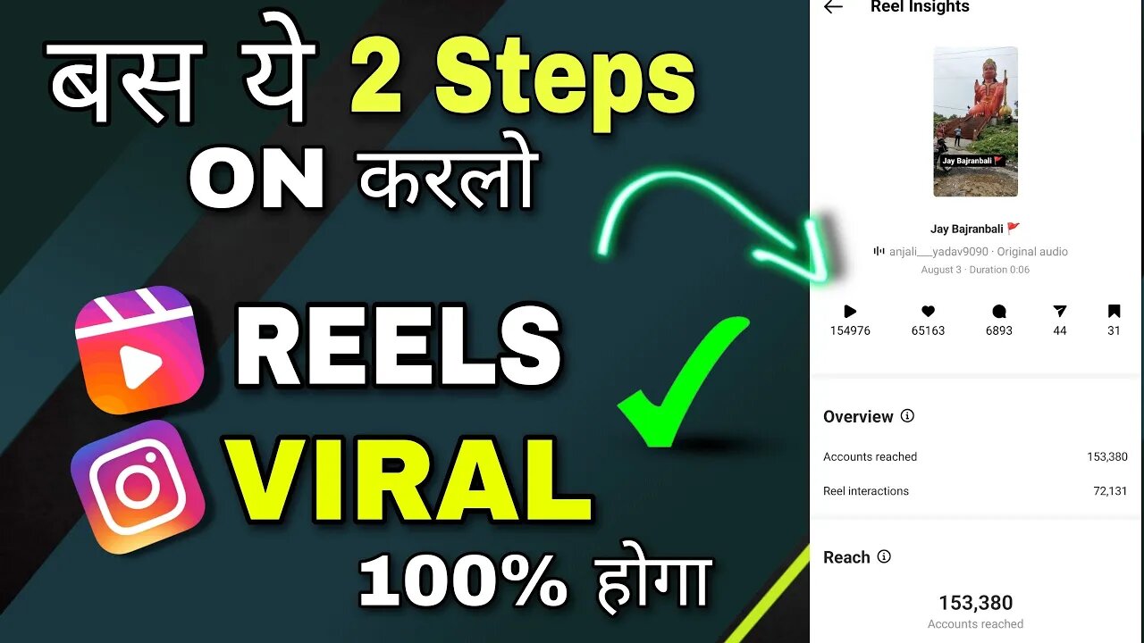 How To Viral Instagram Reel Simple 2 Method | Instagram Reel Viral Kaise Kare