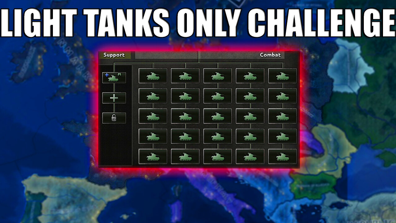 LIGHT TANKS ONLY IS OP IN HOI4