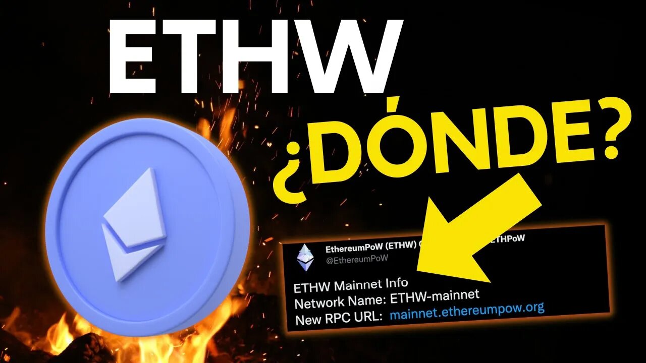 💥 ¡ATENCIÓN! ASÍ podrás reclamar el AIRDROP de ETHEREUM 2.0 (ETHW) | FORK de ETH Proof-of-Work