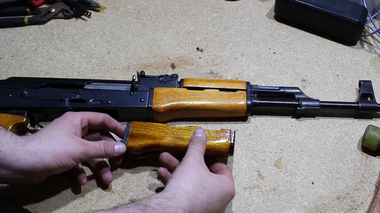 Norinco MAK 90 Spiker Conversion - Part 2 - Bayonaise Cut Lower Handguard