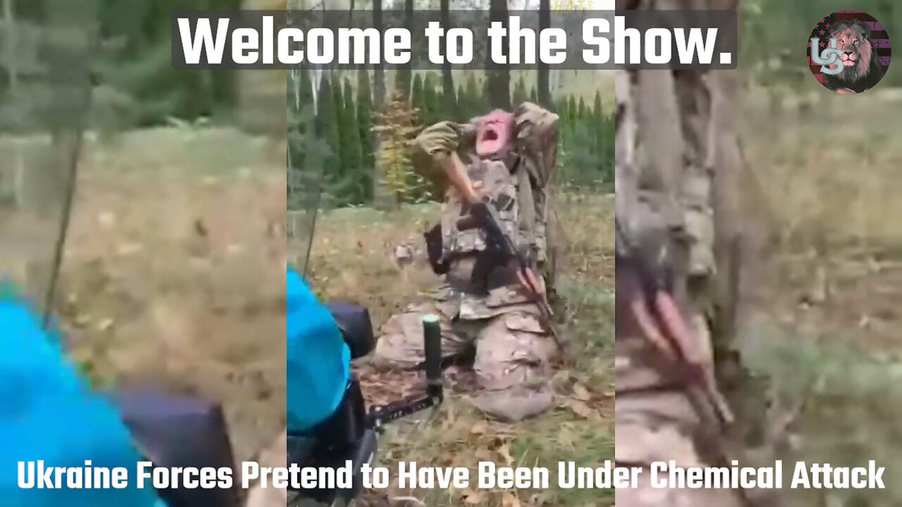 Ukraine Forces Pretend to Have Been Under Chemical Attack